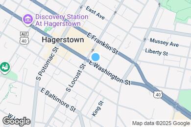 Map image of the property - 127 E Washington St