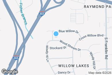 Map image of the property - 7604 Wood Stream Dr