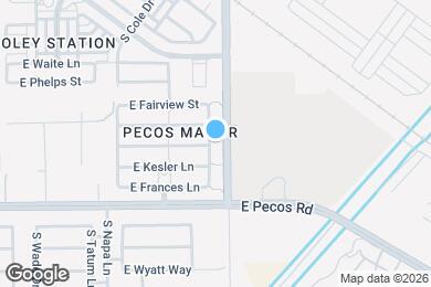 Map image of the property - 3093 S Joshua Tree Ln