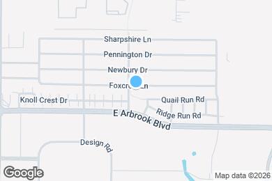 Map image of the property - 2204 Foxcroft Ln