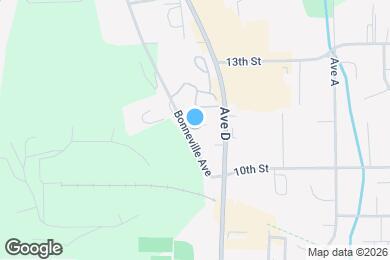 Map image of the property - 1101 Bonneville Ave