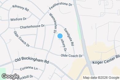 Map image of the property - 1616 Sainsbury Dr