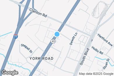 Map image of the property - 3635 S Tryon St