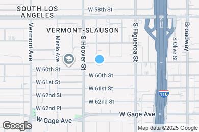 Map image of the property - 674 W 59th Pl