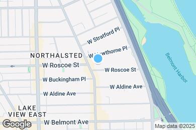 Map image of the property - 556 W Roscoe St