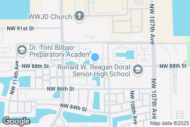 Map image of the property - 8803 NW 109th Pl