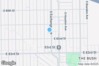 Map image of the property - 8136 S Exchange Ave