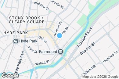 Map image of the property - 13 Pierce St