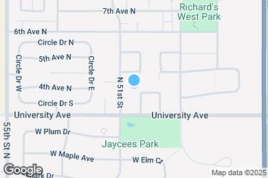 Map image of the property - 319 N 50th St