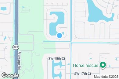 Map image of the property - 11880 SW 13th Ct