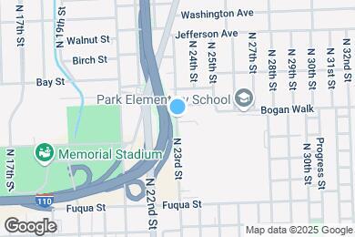 Map image of the property - 1358 N 23rd St