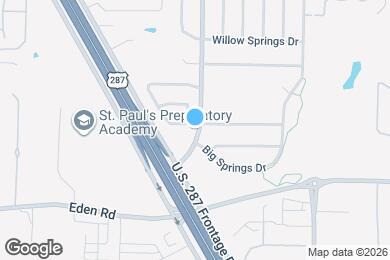 Map image of the property - 4300 Bent Oaks Dr