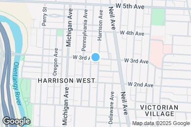 Map image of the property - 1091 Harrison Ave