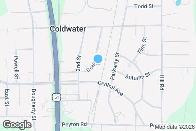 Map image of the property - 718 Court St