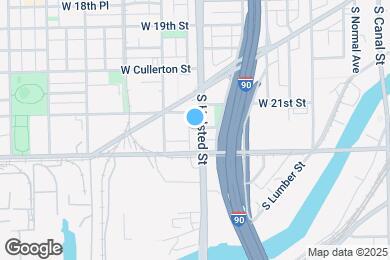 Map image of the property - 2124 S Halsted St