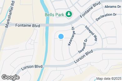 Map image of the property - 9939 Thunderbolt Trail