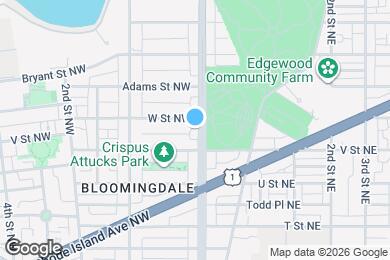 Map image of the property - 2124 N Capitol St NW