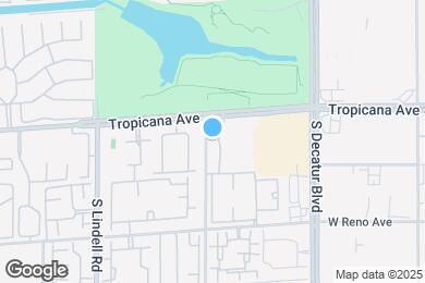 Map image of the property - 5155 W Tropicana Ave