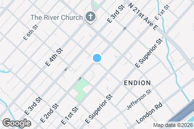 Map image of the property - 1730 E 2nd St