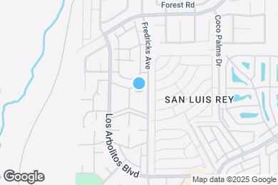 Map image of the property - 615 Fredricks Ave