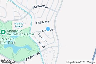 Map image of the property - 16224 E 54th Ave