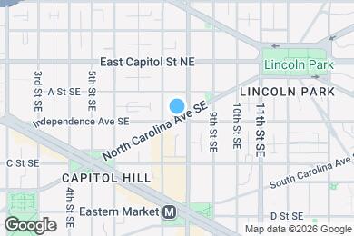Map image of the property - 708 North Carolina Ave SE