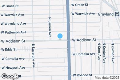 Map image of the property - 4824 W Addison St