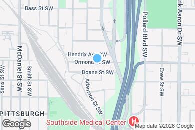 Map image of the property - 210 Ormond St SW