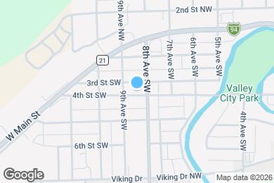 Map image of the property - 842 4th St SW