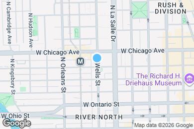 Map image of the property - 728 N Wells St