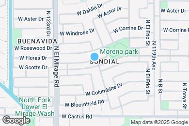 Map image of the property - 12105 W Flores Dr