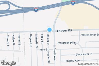 Map image of the property - 3430 Lapeer Rd