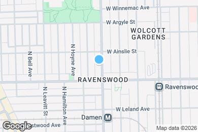 Map image of the property - 4828 N Damen Ave