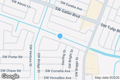 Map image of the property - 1019 SW Aurelia Ave