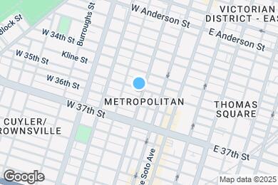 Map image of the property - 203 W 35th St