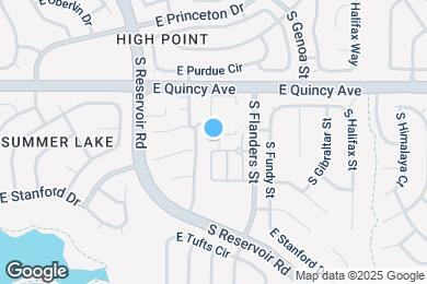 Map image of the property - 19481 E Sunset Cir