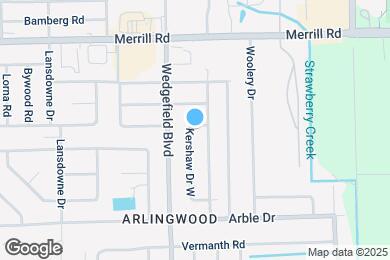 Map image of the property - 2625 Kershaw Dr W