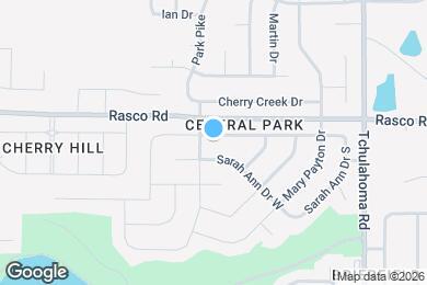 Map image of the property - 1665 Central Trails Dr