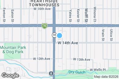 Map image of the property - 1415 Zenobia St