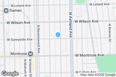 Map image of the property - 1706 W Sunnyside Ave