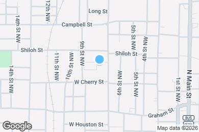 Map image of the property - Sabine Apartments