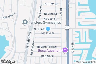 Map image of the property - 349 NE 31st St