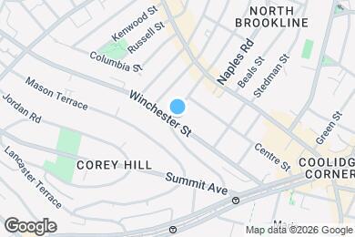Map image of the property - 109 Winchester St