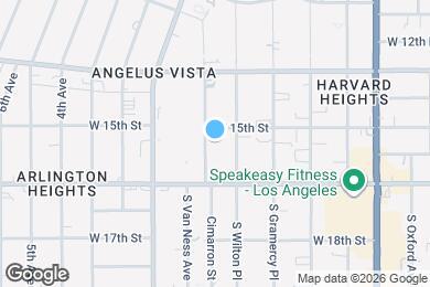 Map image of the property - 1510 S Van Ness Ave