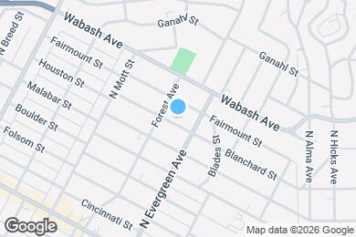 Map image of the property - 2821 Blanchard St