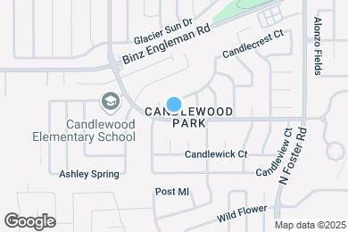 Map image of the property - 3701 Candlebluff Dr