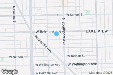 Map image of the property - 1424 W Fletcher St