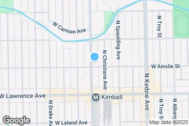 Map image of the property - 3349 W Ainslie St