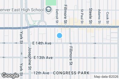 Map image of the property - 1419 Detroit St