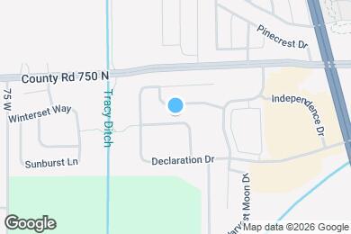 Map image of the property - 138 Frostwood Ln